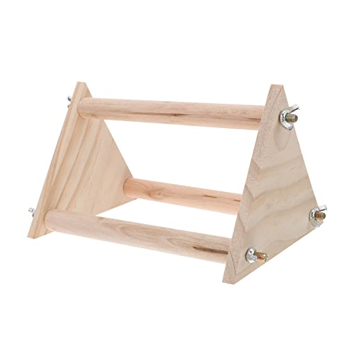 Kisangel Holz Hühnerstand Für Vögel Stabile Sitzgelegenheit Für Hühner Küken Und Papageien Sicheres Spielzeug Für Körperliche Aktivität Und Beschäftigung Für Kleine von Kisangel