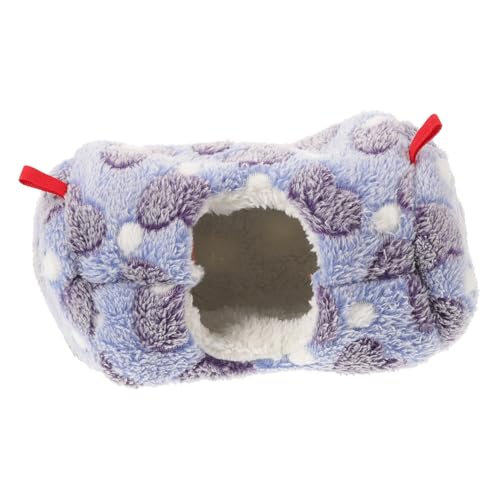 Kisangel Kuschelhöhle für Hamster Chinchilla und Kleine Warmes Schlafsack Bett aus Plüschigem Material für Käfige und Wohnräume Bequem für Jahreszeiten von Kisangel