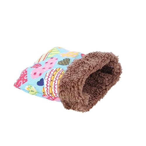 Kisangel Warmes Nest Für Haustiere Meerschweinchen Hamster Bett Druck Große Größe Zufällige Farbe von Kisangel