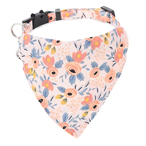 Kisangel Latzkragen Kätzchenspielzeug Hundezubehör Haustierzubehör Katzenzubehör süßes Katzenhalsband Hundehalstuch Katzenhalstuch Hundelätzchen aus Baumwolle dreieckiges Hundelätzchen Rosa von Kisangel