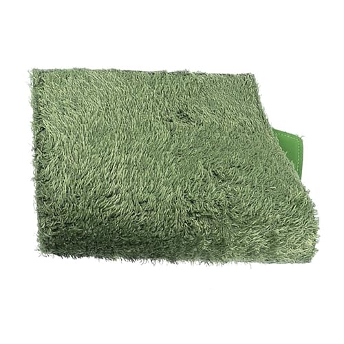 Kisangel Komfortable Baumwolle Gefälschte Rasen Reptil Terrarium Liner Matte 40x25 Moos Teppich von Kisangel