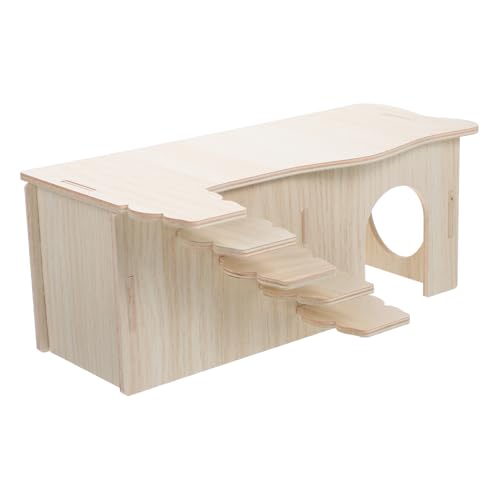 Kisangel Mehrkammer Holz Hamsterhaus als Versteck und Schlafplatz Dekoratives Kleintier Spielhaus mit DIY Bemalung Geeignet für Hamster Mäuse und Kleine Haustiere Innenbereichsspielzeug Kisangel Mehrkammer Holz Hamsterhaus als Versteck und Schlafplatz Dekoratives Kleintier Spielhaus mit DIY Bemalung Geeignet für Hamster Mäuse und Kleine Haustiere Innenbereichsspielzeug von Kisangel