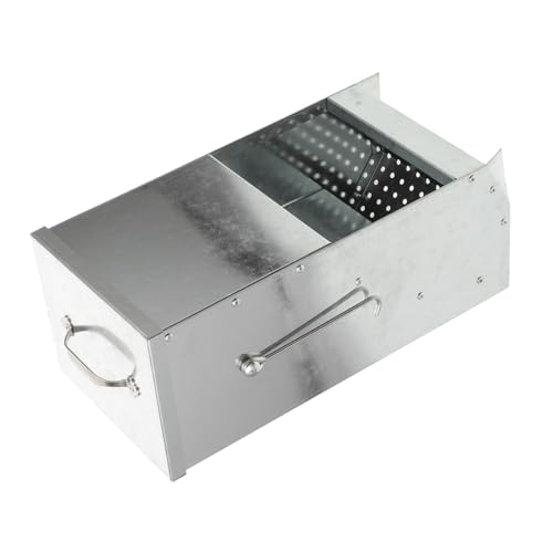 Kisangel Metall-futterspender mit Magnetdeckel und Haken Platzsparender Futtertrog für Kaninchen Meerschweinchen und Kleine Tiere aus Verzinktem kein Futterverlust für Käfige und Ställe von Kisangel