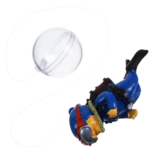 Kisangel Mini Taucher Dekorative Aquarium Deko PVC Schwimmender Taucher Ornament Sicher Langlebig Kreative Unterwasser Deko Für Fischbecken von Kisangel