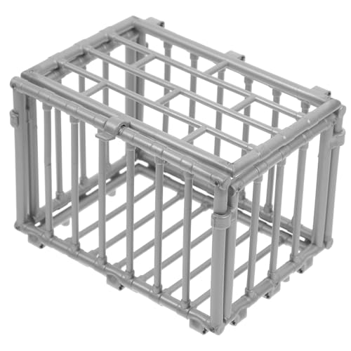 Kisangel Miniatur Käfig Modell aus Kunststoff Leichtes DIY Zubehör für Actionfiguren Dekoratives Mini Haus Käfig Modell für Kreative Bastelprojekte und Tischdekoration Kisangel Miniatur Käfig Modell aus Kunststoff Leichtes DIY Zubehör für Actionfiguren Dekoratives Mini Haus Käfig Modell für Kreative Bastelprojekte und Tischdekoration von Kisangel