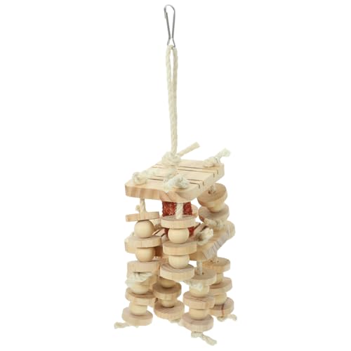 Kisangel Papageienspielzeug Für Nymphensittiche Kauspielzeug Aus Holz Für Vögel Großes Hängendes Papageienspielzeug Sittichspielzeug Vogelkäfig-zubehör Lustiges Spielzeug Kisangel Papageienspielzeug Für Nymphensittiche Kauspielzeug Aus Holz Für Vögel Großes Hängendes Papageienspielzeug Sittichspielzeug Vogelkäfig-zubehör Lustiges Spielzeug von Kisangel