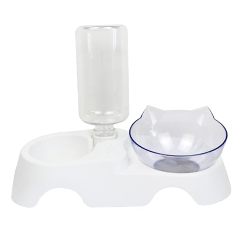 Kisangel Multifunktionaler Haustier futternapf Stabiler Rutschfester Basis Schräger Fress Wassernapf aus Sicherem Material Robust für Kleine und Mittlere Hunde und Katzen Geeignet von Kisangel