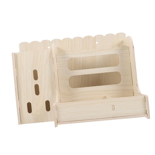 Kisangel Multifunktionaler Holz Futterspender für Kaninchen Meerschweinchen Hamster Natürlicher Langlebiger Heuraufe Futterhalter Geeignet für Kleintierkäfige Saubere Futteraufbewahrung Kisangel Multifunktionaler Holz Futterspender für Kaninchen Meerschweinchen Hamster Natürlicher Langlebiger Heuraufe Futterhalter Geeignet für Kleintierkäfige Saubere Futteraufbewahrung von Kisangel