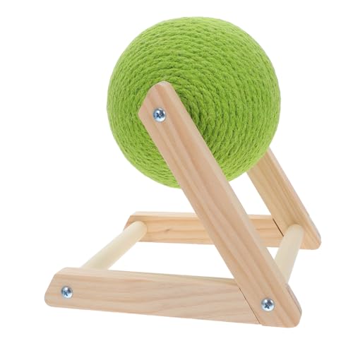 Kisangel Natürlicher Sisal Katzen Kratzball Interaktives Drehbarer Kratzball für Kätzchen Indoor Haustiere Nachhaltiger Sisalseil Kratzbaum Fördert Aktivität und Krallenpflege Kisangel Natürlicher Sisal Katzen Kratzball Interaktives Drehbarer Kratzball für Kätzchen Indoor Haustiere Nachhaltiger Sisalseil Kratzbaum Fördert Aktivität und Krallenpflege von Kisangel