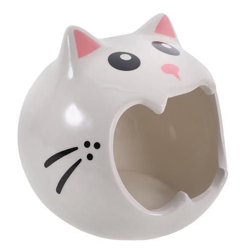 Kisangel Keramik Hamster Bett Leicht Für Hamster Spielzeug Wohnzimmer Mini Höhle von Kisangel