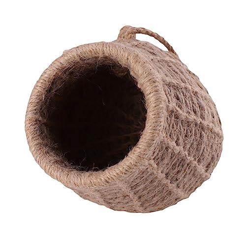 Kisangel Vogelnest Mit Seil Sicher Für Ziervögel Hamster Und Eichhörnchen Versteck Für Kleintiere von Kisangel