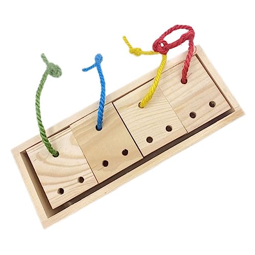 Kisangel Kauspielzeug Für Vögel Papageien Futtersuche Schredder Spielzeug Vogel Training Feeder Papagei Fütterung Spielzeug Holzmaterial von Kisangel