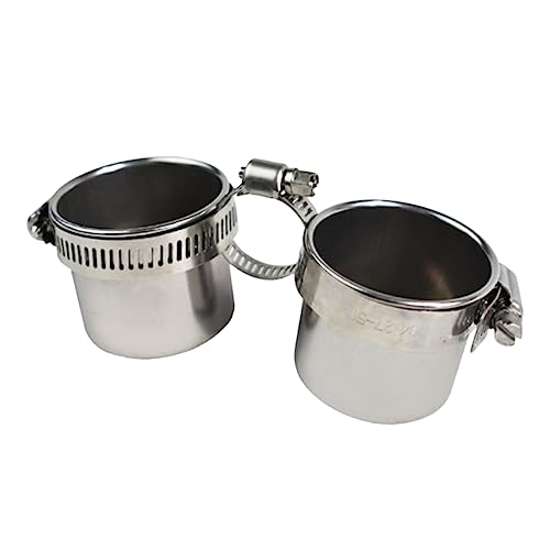 Kisangel Haustier Papagei Stehend Pole Zubehör Käfig Lebensmittel Box Vogelkäfig Vogel Stehend Halterung Papagei Feeder Cup von Kisangel