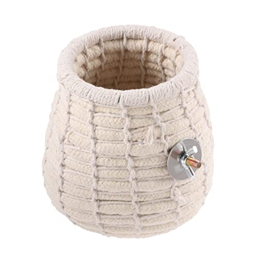 Kisangel Papageienbett Mit Einzigartigem Design Handgewebt Warmes Nest Für Vögel Schlafbett Schraube Und Seil Kisangel Papageienbett Mit Einzigartigem Design Handgewebt Warmes Nest Für Vögel Schlafbett Schraube Und Seil von Kisangel