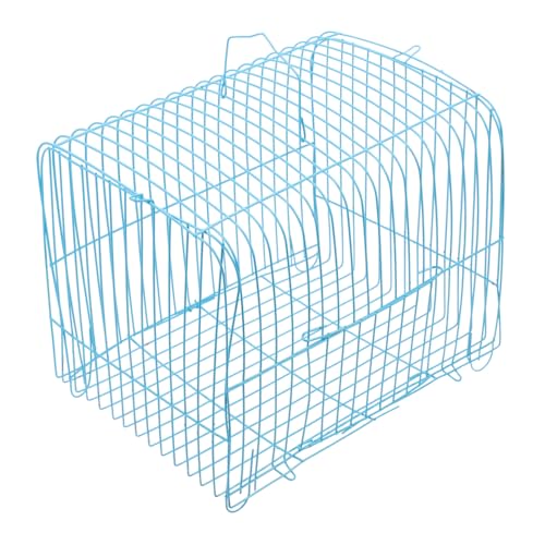 Kisangel Papageienkäfig Vogel Träger Käfignetz Käfigsamen Futterspender Wellensittichkäfig Vogelkäfig Birdcage Bird cage Vogelträger im Freien Vogelträger Reisekäfig Stahldraht Sky-Blue Kisangel Papageienkäfig Vogel Träger Käfignetz Käfigsamen Futterspender Wellensittichkäfig Vogelkäfig Birdcage Bird cage Vogelträger im Freien Vogelträger Reisekäfig Stahldraht Sky-Blue von Kisangel