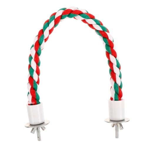 Kisangel Cotton Rope Perch Für Vögel Robuste Kletterseil Spielzeug Für Papageien Und Wellensittiche Langer Baumwollstand Für Vogelkäfige Und Spielplätze Kisangel Cotton Rope Perch Für Vögel Robuste Kletterseil Spielzeug Für Papageien Und Wellensittiche Langer Baumwollstand Für Vogelkäfige Und Spielplätze von Kisangel
