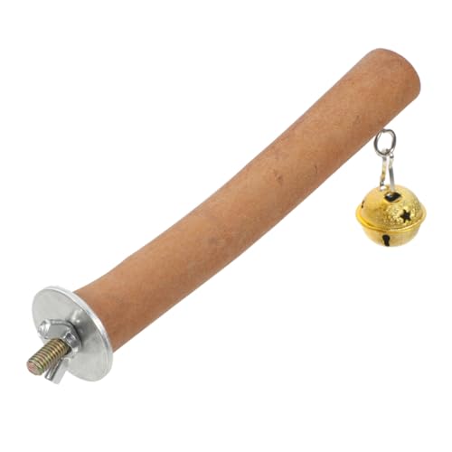 Kisangel Papageienständer Vogelperchstand Papageienbarsch Sittichzweigbarsch Papageienzweig Vogelständer Barsch Holz Coffee von Kisangel
