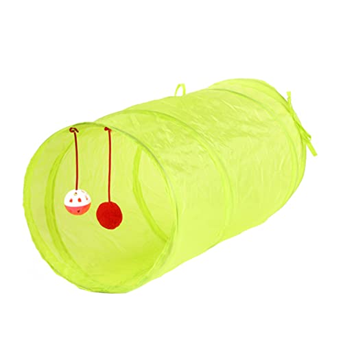 Kisangel Faltbarer Katzentunnel – Katzenspielzeug Zum Necken Für Hauskatzen – Interaktives Haustiernest-Spielzeug Mit Fluoreszierenden Farben von Kisangel