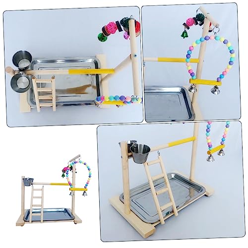 Kisangel Parrot Playing Stand Toy aus Umweltfreundlichem Holz Bunte Papageien Trainings und Kletterstation Gleichgewicht und Bewegung Einfache für Vögel Zufällige Farbe Zufällige Farbe Kisangel Parrot Playing Stand Toy aus Umweltfreundlichem Holz Bunte Papageien Trainings und Kletterstation Gleichgewicht und Bewegung Einfache für Vögel Zufällige Farbe Zufällige Farbe von Kisangel