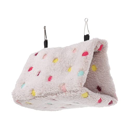Kisangel Parrot Warm Nest Baumwoll Hängesessel für Vögel Stilvolles und Warmes Vogelhaus für Kanarienvögel Sittiche und Andere Kleine Vögel für Drinnen und Draußen von Kisangel