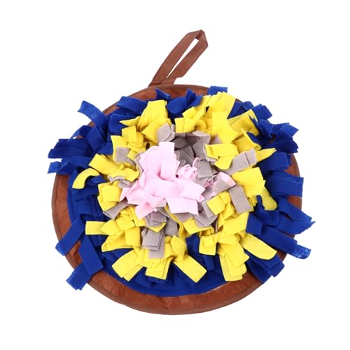 Kisangel Pet Snuffling Matte Hundefutter Puzzle Spielzeug Hund Sniff Matte Pet Matten Treat Dispenser Hundespielzeug von Kisangel