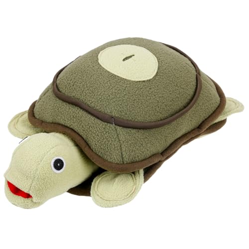 Kisangel Plüsch Schildkröten für Hunde Kuscheliges Kreatives Kuscheltier zum Schnüffeln und Greifen Robustes Hundespielzeug für Welpen und Kleine Hunde Fördert Bindung und Beschäftigung von Kisangel