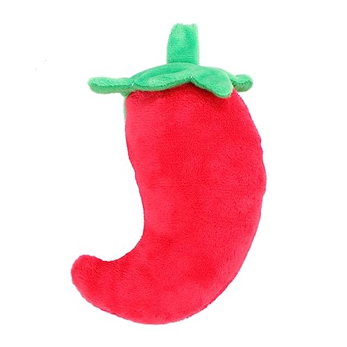 Kisangel Plüsch-hundespielzeug Chilli Quietschspielzeug Für Welpen 12 * 5cm Kisangel Plüsch-hundespielzeug Chilli Quietschspielzeug Für Welpen 12 * 5cm von Kisangel