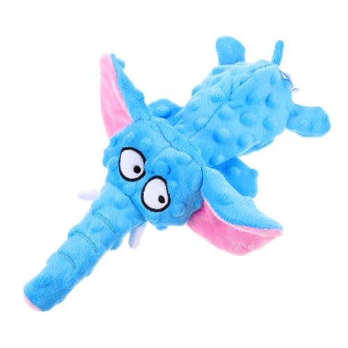 Kisangel Cute Dog Toy Plüsch Molar Spielzeug Für Welpen Interaktives Quietschspielzeug Elefant-Form Fördert Zahngesundheit Und Beschäftigung Für Kleine Hunde Kisangel Cute Dog Toy Plüsch Molar Spielzeug Für Welpen Interaktives Quietschspielzeug Elefant-Form Fördert Zahngesundheit Und Beschäftigung Für Kleine Hunde von Kisangel