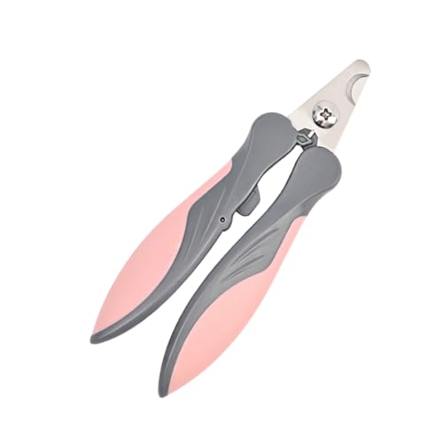 Kisangel Professioneller Nageltrimmer für Haustiere aus Edelstahl Sicherer Krallenschneider für Katzen und Kleine Hunde Ergonomisch rutschfest mit Sicherheitsverriegelung für Regelmäßige von Kisangel