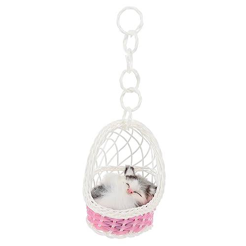 Kisangel Realistischer Grauer Katzen Hängekorb aus Hochwertigem Material Dekorativer Mini Organizer für Pflanzen Vielseitig Einsetzbar als Wohn und Kindergarten Deko als zu Festtagen Kisangel Realistischer Grauer Katzen Hängekorb aus Hochwertigem Material Dekorativer Mini Organizer für Pflanzen Vielseitig Einsetzbar als Wohn und Kindergarten Deko als zu Festtagen von Kisangel