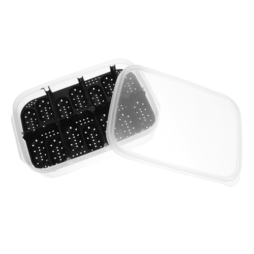 Kisangel Reptilien Eier Inkubator Box mit Fächern Leichte Brutbox für Terrarien und Faunarium Transparente Abdeckung Langlebig und Praktisch für Reptilienzucht und Wissenschaftliche Kisangel Reptilien Eier Inkubator Box mit Fächern Leichte Brutbox für Terrarien und Faunarium Transparente Abdeckung Langlebig und Praktisch für Reptilienzucht und Wissenschaftliche von Kisangel