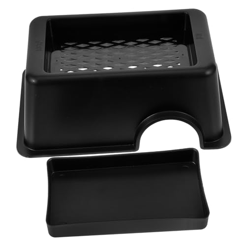 Kisangel Reptilien Versteck Höhle aus Stabilem Kunststoff Langlebiges Schildkröten Versteck Zubehör für Aquarium und Terrarium Multifunktionales Habitat für Echsen und Kriechtiere von Kisangel