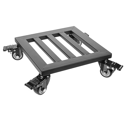 Kisangel Rollbarer Pflanzenständer mit Rädern Praktische und Stilvolle Blumenuntersetzer für Innen und Außenbereich Stabiler Pflanzenwagen mit Elegantem Design für Verschiedene Pflanzgefäße von Kisangel
