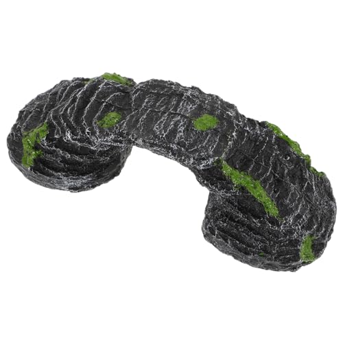 Kisangel Turtle Basking Platform Resin Terrarium-Dekoration Für Schildkröten Und Reptilien Vielseitig Einsetzbar Als Und Sonnenbad Große Dimensionen Für Nutzung von Kisangel