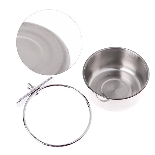 Kisangel Vogelfutterbehälter Papageien-futternapf Käfig-wasserbecken Haustier-futternapf Napf Für Vögel Einfache Reinigung Dekoratives Design Edelstahl Größe Becherrand 12 cm Kisangel Vogelfutterbehälter Papageien-futternapf Käfig-wasserbecken Haustier-futternapf Napf Für Vögel Einfache Reinigung Dekoratives Design Edelstahl Größe Becherrand 12 cm von Kisangel