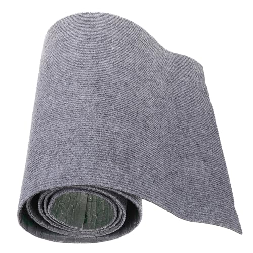 Kisangel Selbstklebende Kratzunterlage Katze Zuschneidbarer Kratzpad für Katzenmöbel Kratzmatte für Kratzbaum Sofa Wand Möbel Schutz Tiefgrau Katzenspielzeug von Kisangel