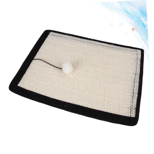 Kisangel Sisal Kratzbrett für Katzen Langlebig und Praktisch Kratzschutz Möbel Mittlere Nageltyp Kratzpad Katzenspielzeug für Katzenliebhaber Zuhause von Kisangel