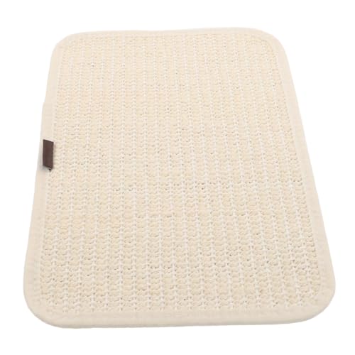 Kisangel Sisal Kratzmatte Katze rutschfest Kratzschutz Möbel Couch Schutz Kratzfest Langlebig Einfach zu Reinigen für Indoor Katzen Weiß Kisangel Sisal Kratzmatte Katze rutschfest Kratzschutz Möbel Couch Schutz Kratzfest Langlebig Einfach zu Reinigen für Indoor Katzen Weiß von Kisangel