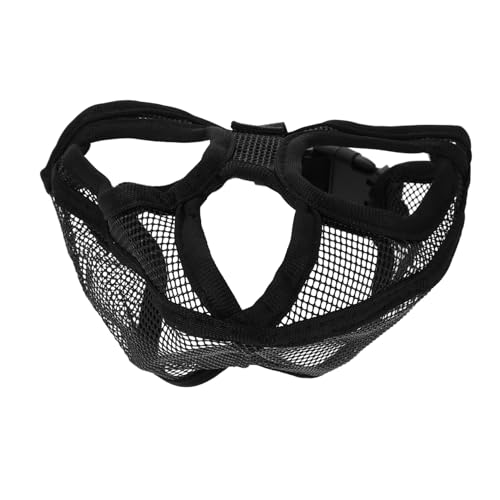 Kisangel Spezielle Mundabdeckung Für Saint Dog Maulkorb Bulldog Maske Für Hund Anti Biss Haustier Mundabdeckung Hundeschutz Maulkorb Kurze Schnauze Maulkörbe Anti Essen von Kisangel
