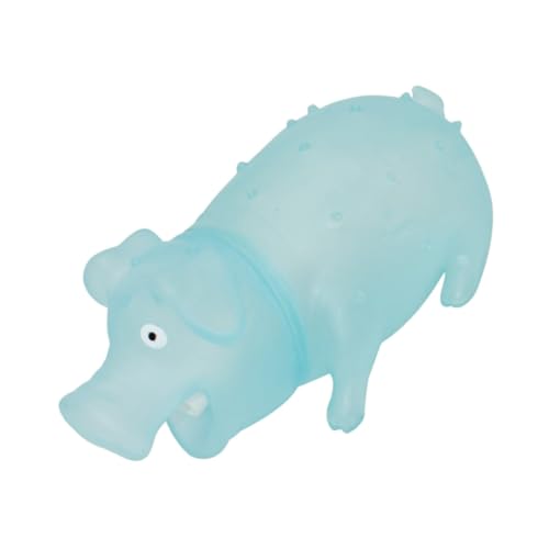 Kisangel Quietschspielzeug „schreiendes Schwein“ Für Jungen Und Mädchen Dekompressionsspielzeug Leuchtet Im Dunkeln Interaktives Lustiges Haustierspielzeug Größe L Zufällige Farbauswahl von Kisangel