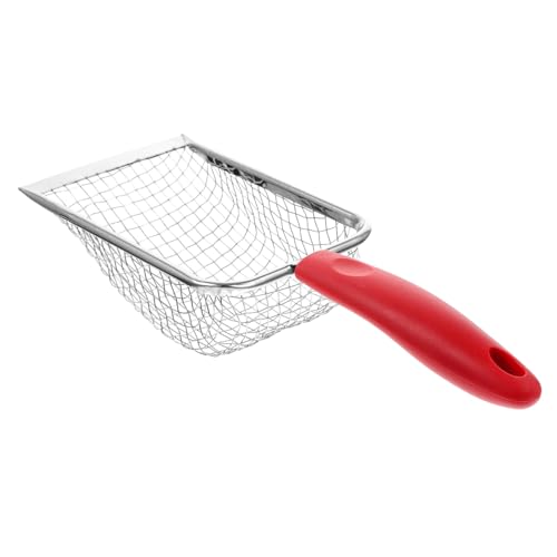 Kisangel Steinsieb Katzentoilette mit Kapuze Katzenspielzeug Bio-Katzenstreu cat Litter Shovel katzenstreu schippe schleichtiere Sichter Abfallschaufel für den Haushalt Rostfreier Stahl rot Kisangel Steinsieb Katzentoilette mit Kapuze Katzenspielzeug Bio-Katzenstreu cat Litter Shovel katzenstreu schippe schleichtiere Sichter Abfallschaufel für den Haushalt Rostfreier Stahl rot von Kisangel