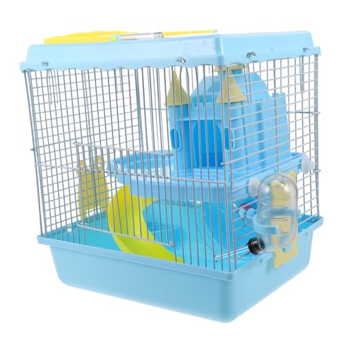 Kisangel Stöckiger Hamsterkäfig mit Wasserflasche Futtertrog und Laufrad Tragbarer für Mäuse und Zwerghamster Naturnahes Multilayer-Habitat Klettern und Erkundung Kisangel Stöckiger Hamsterkäfig mit Wasserflasche Futtertrog und Laufrad Tragbarer für Mäuse und Zwerghamster Naturnahes Multilayer-Habitat Klettern und Erkundung von Kisangel