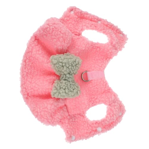 Kisangel Thermische Hundekleidung für Kleine Winterjacke mit Dekorativem Schleifenmuster Warm und Bequem für im Freien Pflegeleicht und Verschiedene Anlässe Kisangel Thermische Hundekleidung für Kleine Winterjacke mit Dekorativem Schleifenmuster Warm und Bequem für im Freien Pflegeleicht und Verschiedene Anlässe von Kisangel