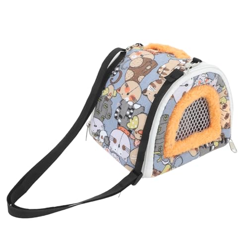 Kisangel Tragbare Hamster Tragetasche mit Atmungsaktivem Mesh Weichem Innenfutter Kratzfestem Material Komfortabel für Kleintiere Wie Hamster Mäuse Eichhörnchen und Igel für Reisen und Kisangel Tragbare Hamster Tragetasche mit Atmungsaktivem Mesh Weichem Innenfutter Kratzfestem Material Komfortabel für Kleintiere Wie Hamster Mäuse Eichhörnchen und Igel für Reisen und von Kisangel