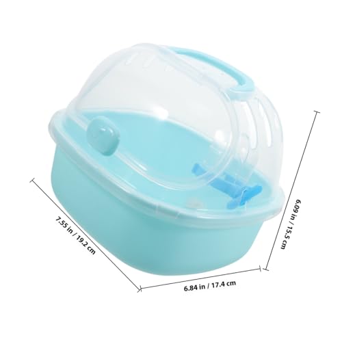 Kisangel Tragbarer Hamsterkäfig Outdoor Kleintier Transportbox Transparent Reisebehälter für Zwerghamster und Kleine Haustiere Atmungsaktiv Komfortabel Vielseitig Geeignet Kisangel Tragbarer Hamsterkäfig Outdoor Kleintier Transportbox Transparent Reisebehälter für Zwerghamster und Kleine Haustiere Atmungsaktiv Komfortabel Vielseitig Geeignet von Kisangel
