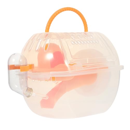 Kisangel Tragbarer Hamsterkäfig mit Transparentem Design Stabiler Handgriff Atmungsaktiv und Komfortabel für Outdoor und Reisen Kleiner Kleintierkäfig für Hamster und Meerschweinchen Kisangel Tragbarer Hamsterkäfig mit Transparentem Design Stabiler Handgriff Atmungsaktiv und Komfortabel für Outdoor und Reisen Kleiner Kleintierkäfig für Hamster und Meerschweinchen von Kisangel