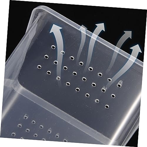 Kisangel Transparente Reptilien Aufzuchtbox aus Robustem mit Belüftung Wetterbeständig Langlebig und Bruchsicher als Terrarium Ersatz für Spinnen Geckos und Amphibien Kisangel Transparente Reptilien Aufzuchtbox aus Robustem mit Belüftung Wetterbeständig Langlebig und Bruchsicher als Terrarium Ersatz für Spinnen Geckos und Amphibien von Kisangel