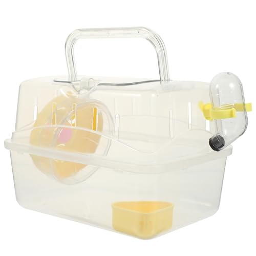 Kisangel Transparenter Hamsterkäfig mit Rundum Dach Tragbare Kleintier transportbox Atmungsaktiv Kompakt und Leicht für Reisen Ausflüge Camping und Alltag mit Hamstern und Mäusen Kisangel Transparenter Hamsterkäfig mit Rundum Dach Tragbare Kleintier transportbox Atmungsaktiv Kompakt und Leicht für Reisen Ausflüge Camping und Alltag mit Hamstern und Mäusen von Kisangel