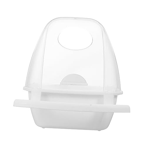 Kisangel Transparenter Vogelfutterspender für Papageien Wasserdichtes für Fütterung von Kleinen Vögeln zu Reinigen Bedienen für Innen und Außenbereich Kisangel Transparenter Vogelfutterspender für Papageien Wasserdichtes für Fütterung von Kleinen Vögeln zu Reinigen Bedienen für Innen und Außenbereich von Kisangel