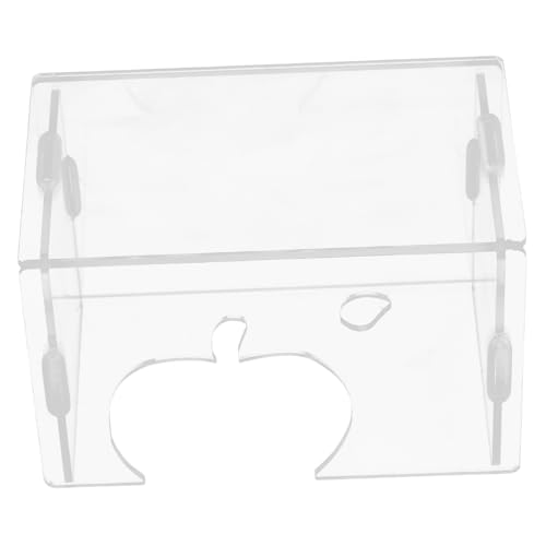 Kisangel Transparent Hamsterversteck Acryl-Haus Für Zwerghamster Rennmäuse Und Kleine Haustiere Geräumig Leicht Zu Reinigen Sicheres Versteck Für Tierpflege Kisangel Transparent Hamsterversteck Acryl-Haus Für Zwerghamster Rennmäuse Und Kleine Haustiere Geräumig Leicht Zu Reinigen Sicheres Versteck Für Tierpflege von Kisangel